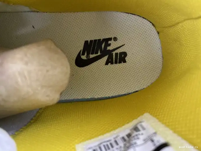 Rep x NRG Yellow-Cone Off-White Jordan Dark Powder Air 1 AQ0818-149 White 0423